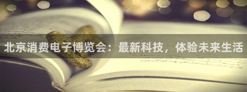 凯发k8国际官网可靠吗|北京消费电子博览会:最新科技,体验未来生活