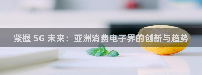 凯发k8旗舰厅app下载|紧握 5G 未来:亚洲消费电子界的创新与趋势
